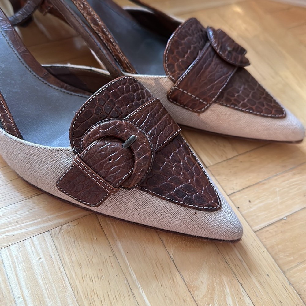 Joan and David sling back Heels Size 7.5
